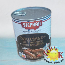 Сосиски тулузские с чечевицей Stephan