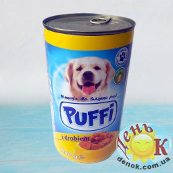 Корм для собак с птицей Puffi 1240г