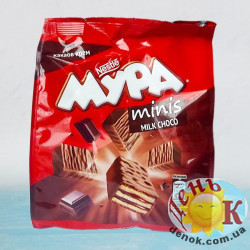 Вафельный батончик Nestle minis Milk Choco Mypa