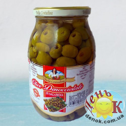 Оливки гиганты без косточки Olive denocciolate in salamoia Bella Contadina