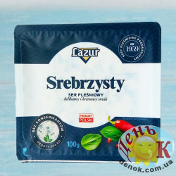 Сыр Лазур с голубой плесенью серебристый Lazur 100 г