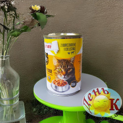 Корм для котов в банке c курицей Kitty
