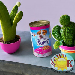 Корм для собак с ягненком Puffi 415г