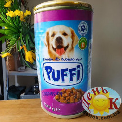 Корм для собак с ягненком Puffi 415г