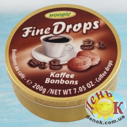 Леденцы со вкусом кофе Fine Drops