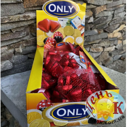 Шоколад в сетках сердца