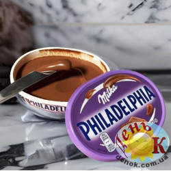 Мягкий сыр Philadelphia с молочным шоколадом Milka 175г Польша