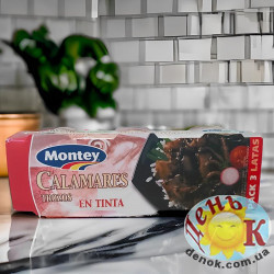 Кальмар Montey Calamares trozos en tinta  в собственных чернилах