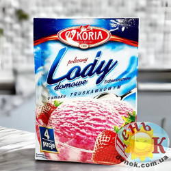 Смесь для мороженого клубничная Cykoria