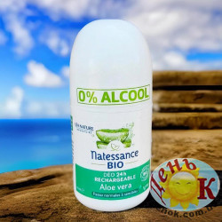 Органический дезодорант Natessance Deo 24H Aloe Vera Organic Refillable