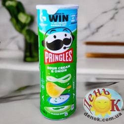 Чипсы сметана и зелень Pringles