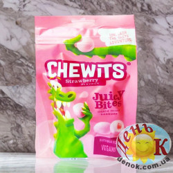 Клубничные жевательные конфеты с начинкой Chewits