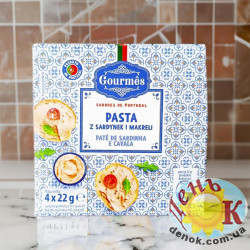 Паштет с сардин и скумбрии Gourmes