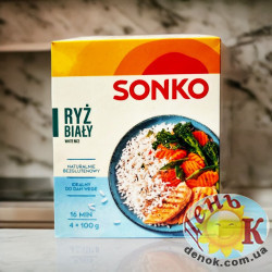 Белый рис без глютена Sonko
