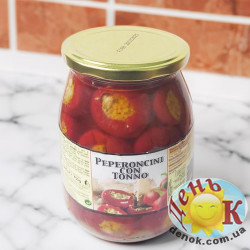 Перец фаршированный тунцом Pepperoncini con Tonno 1 кг