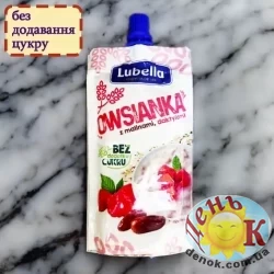 Овсянка с малиной и финиками Lubella