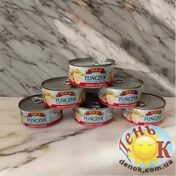 Тунец в воде кусками M&K