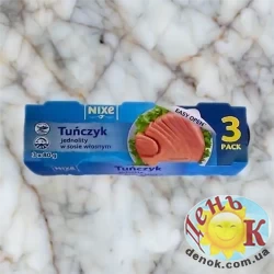 Тунец в собственном соку Nixe