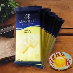 Белый шоколад Magnetic Biala 100 г