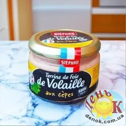 Паштет с куриной печенью и белыми грибами