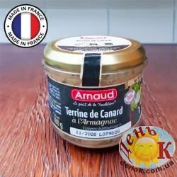 Паштет с мяса утки с добавлением коньяка Arnaud Terine de Canard