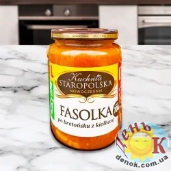 Фасоль консервированная по-бретонски