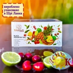 Черный чай ассорти Rhanzar 25 пакетиков