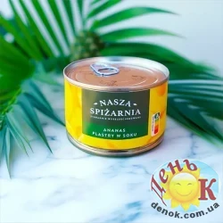 Ананас кольцами в соке Nasza Spizarnia