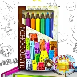 Шоколадные карандаши Belgian milk Chocolate