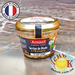 Паштет с мясом индюка Arnaud Terine de Canard