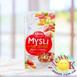 Мюсли с сублимированной клубникой Emco
